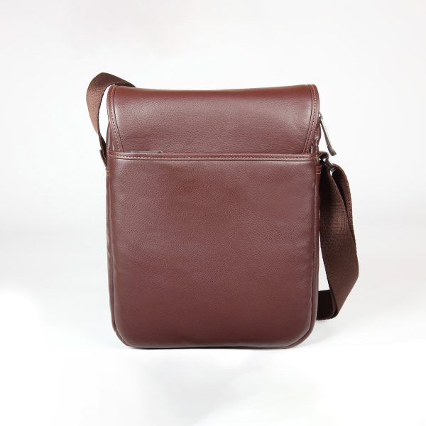 Elan Foam Shoulder Bag with Flap - Brown Fashion