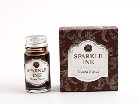 Teranishi Sparkle Mocha Brown Ink Bottle - 12ml Online Sale