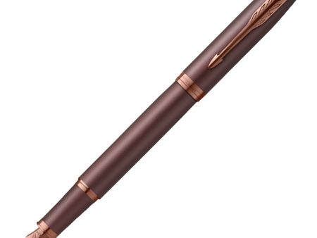 Parker IM Monochrome Fountain Pen - Burgundy PVD Online Hot Sale