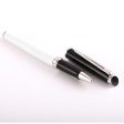 Waterman Hemisphere Colour Blocking Roller Ball Pen - Black & White CT Hot on Sale