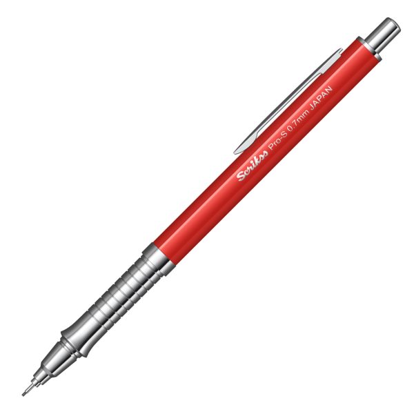 Scrikss Pro-S 0.7mm Mechanical Pencil - Red Cheap