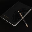 Cross Gift Set - Coventry Black GT Ball Pen with Black A5 Journal Supply