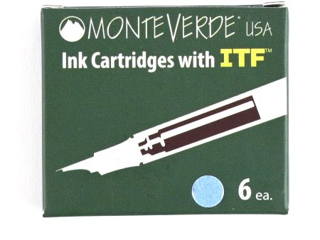 Monteverde Standard Ink Cartridge Pack of 6 - Purple Mist on Sale