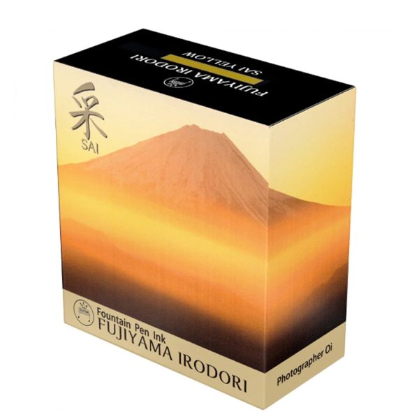 Teranishi Fujiyama Irodori Sai Ink Bottle, Yellow - 12ml For Cheap