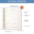 7mm Undated Daily Planner - Checkered Skies on Sale