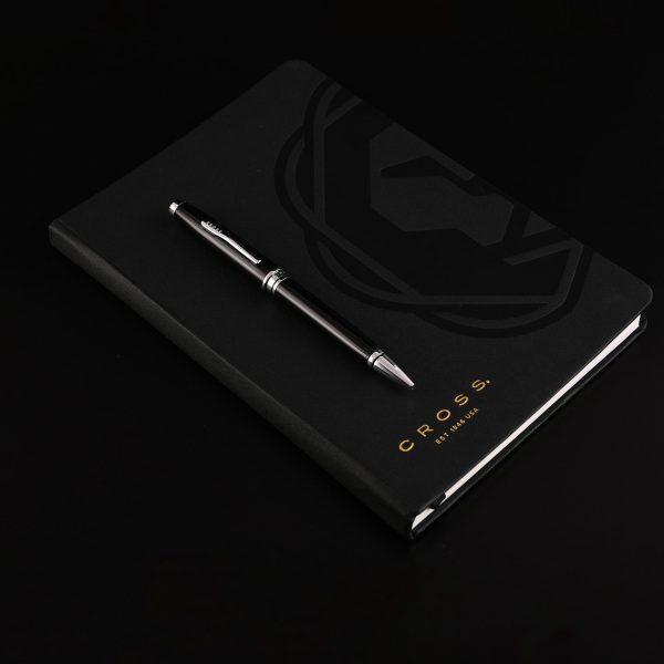 Cross Gift Set - Coventry Black CT Ball Pen with Black A5 Journal Cheap