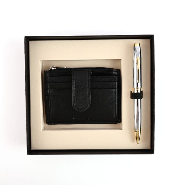 Cross Gift Set - Coventry Medalist Ball Pen with Card Holder Discount