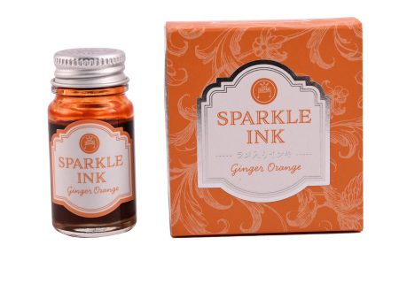 Teranishi Sparkle Ginger Orange Ink Bottle - 12ml Hot on Sale