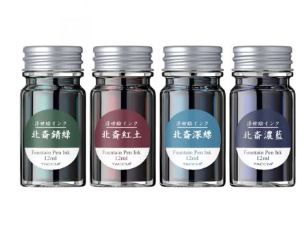 Taccia Ukiyo-e Hoksai Set of 4 Inks Online now