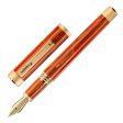 Montegrappa Zero Zodiac 14K Gold Fountain Pen - Leo Supply