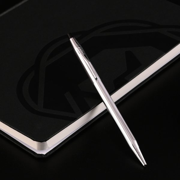 Cross Gift Set - Century Chrome Ball Pen with Black A5 Journal Cheap