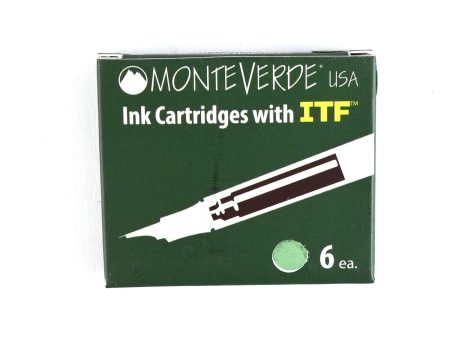 Monteverde Standard Ink Cartridge Pack of 6 - Erinite Fashion