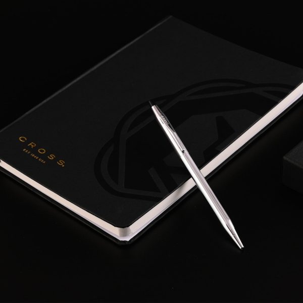 Cross Gift Set - Century Chrome Ball Pen with Black A5 Journal Cheap