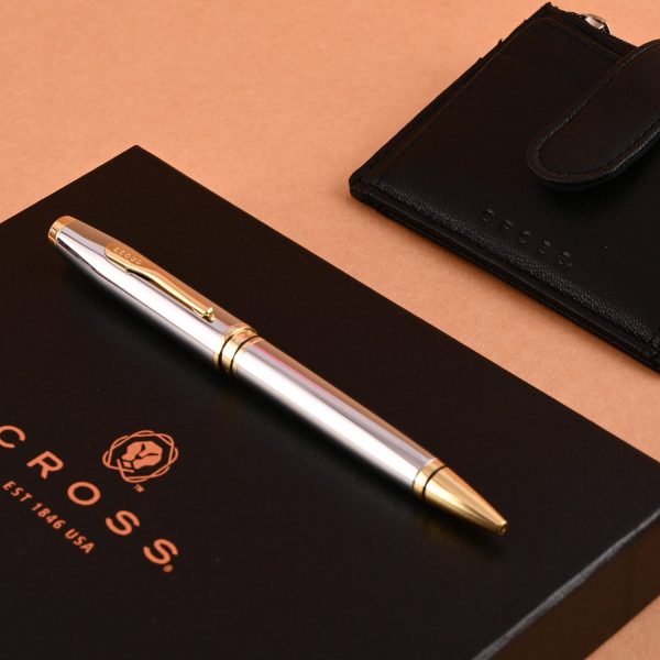 Cross Gift Set - Coventry Medalist Ball Pen with Card Holder Discount