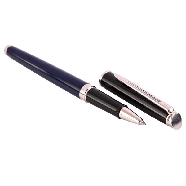 Waterman Hemisphere Colour Blocking Roller Ball Pen - Black & Blue CT Supply