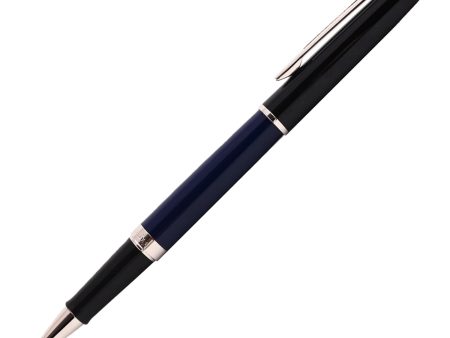 Waterman Hemisphere Colour Blocking Roller Ball Pen - Black & Blue CT Supply