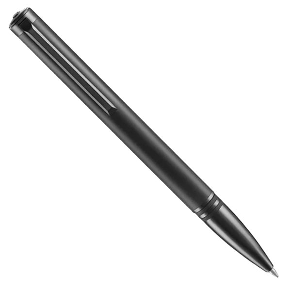 Lapis Bard Gift Set - Torque Matte Black Ball Pen with Ducorium Graphite Leather Notebook For Discount